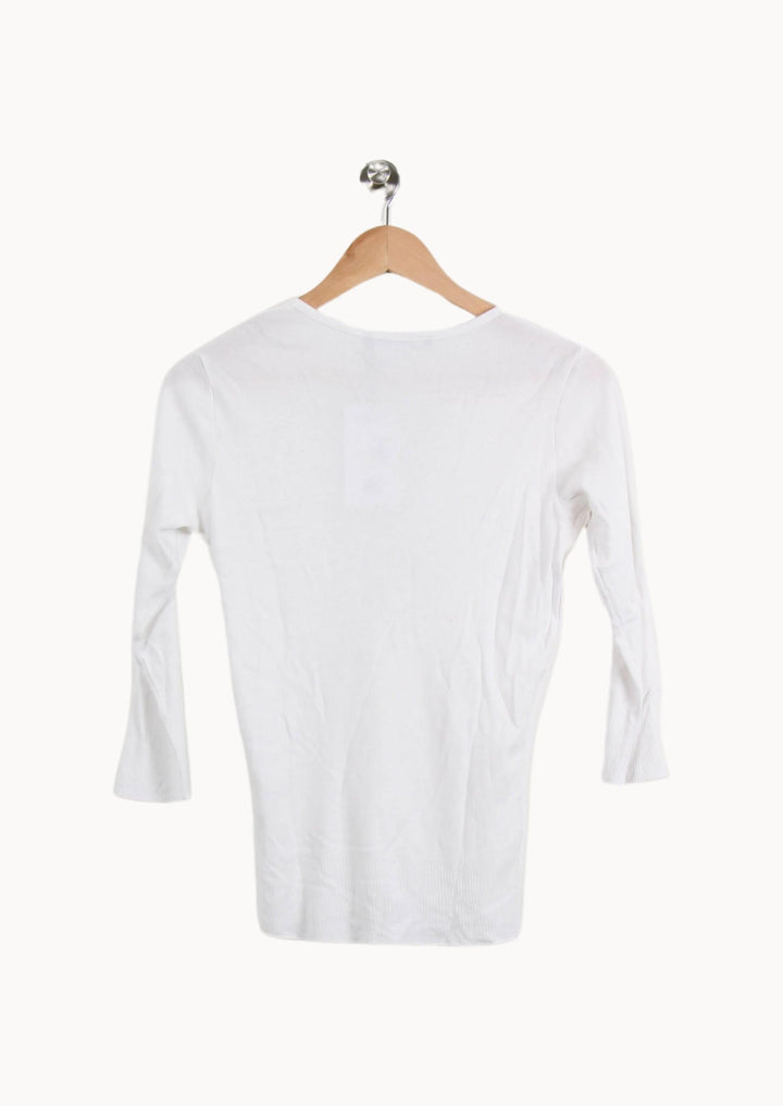 Tunique Blanche - Taille M/38 de la marque Caroll | PARAD43994 - Vendu par Paradigme - Image 4