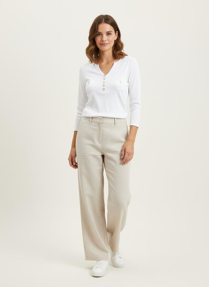 Tunique Blanche - Taille M/38 de la marque Caroll | PARAD43994 - Vendu par Paradigme - Image 1