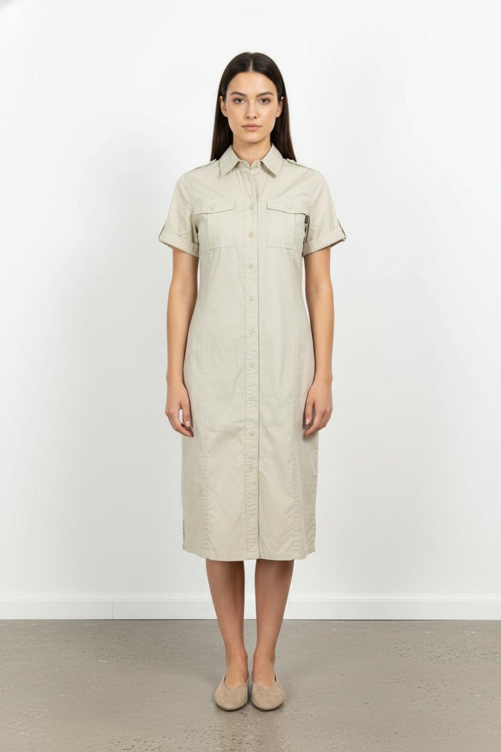 Robe Chemise Beige - Taille S/36 de la marque Aigle | PARAD43996 - Vendu par Paradigme - Image 1