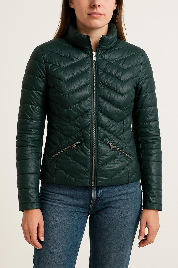 Doudoune Verte - Taille S/36 de la marque IKKS | PARAD44007 - Vendu par Paradigme - Image 1