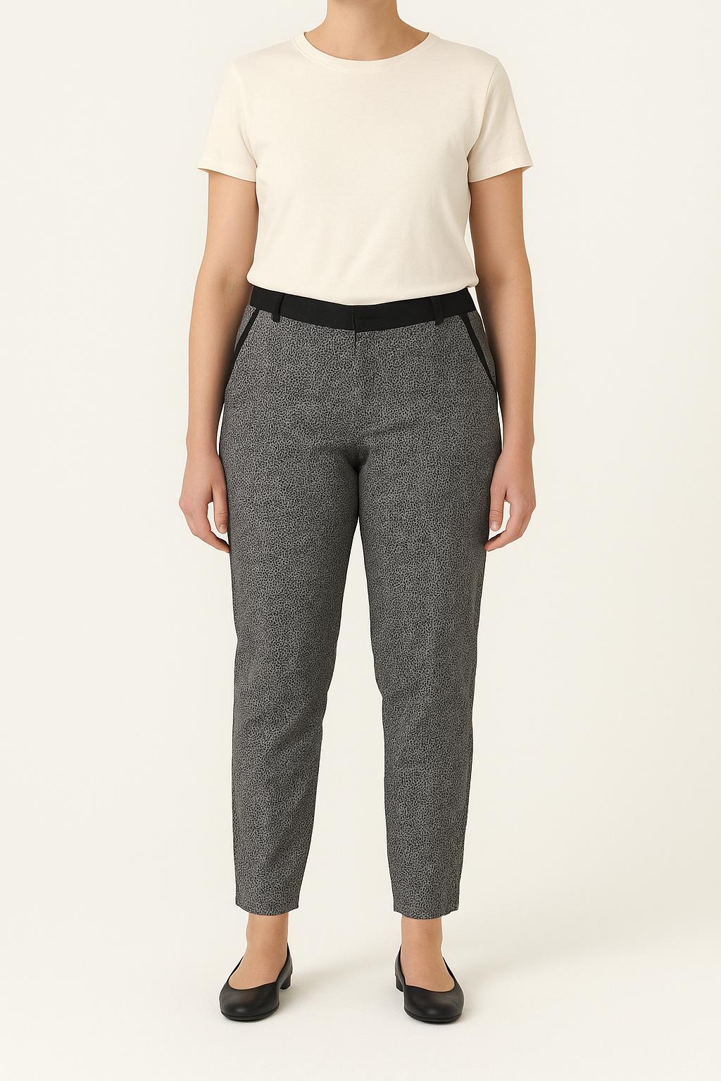 Pantalon Imprimé Gris et Noir - Taille XL/42 de la marque The Kooples | PARAD44010 - Vendu par Paradigme - Image 1