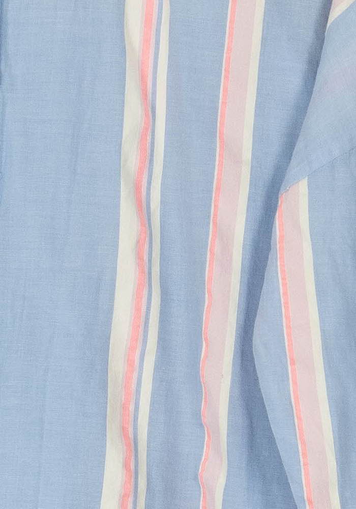 Robe Chemise Bleu et Blanc - Taille S/36 de la marque Caroll | PARAD44012 - Vendu par Paradigme - Image 3