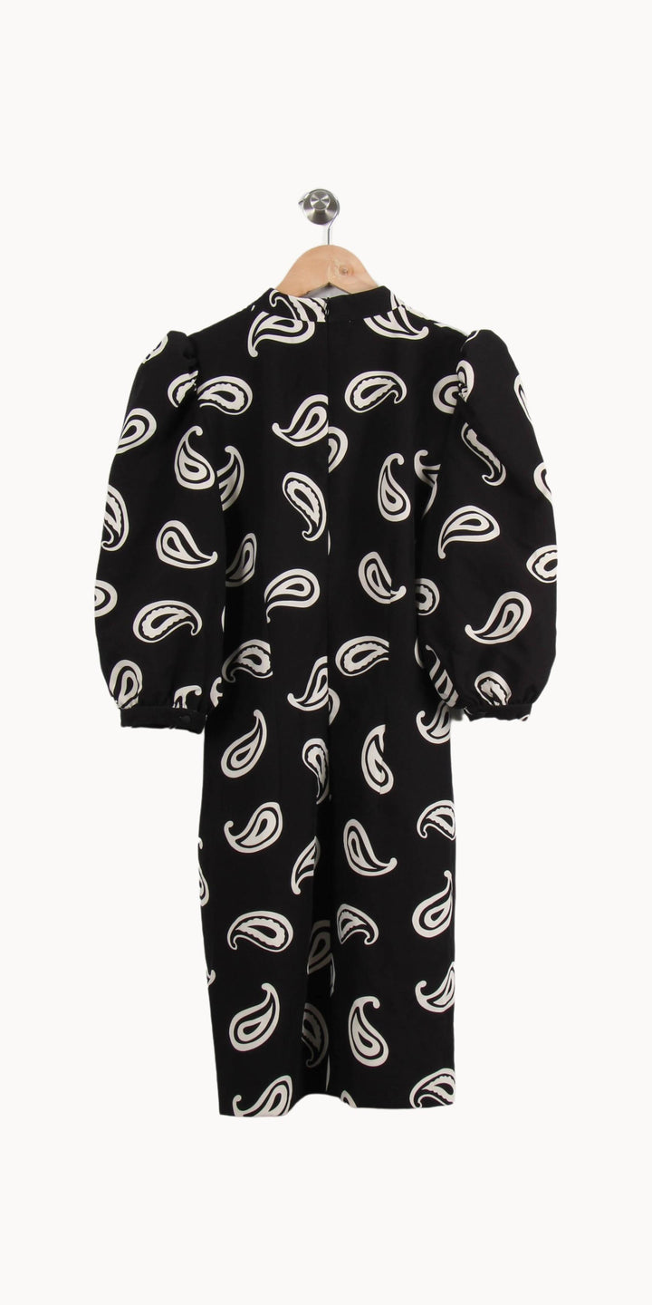 Robe Courte Noire et Blanche - Taille M/38 de la marque Galeries Lafayette | PARAD44013 - Vendu par Paradigme - Image 4