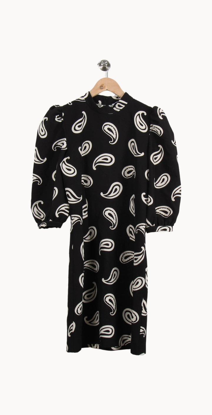 Robe Courte Noire et Blanche - Taille M/38 de la marque Galeries Lafayette | PARAD44013 - Vendu par Paradigme - Image 2