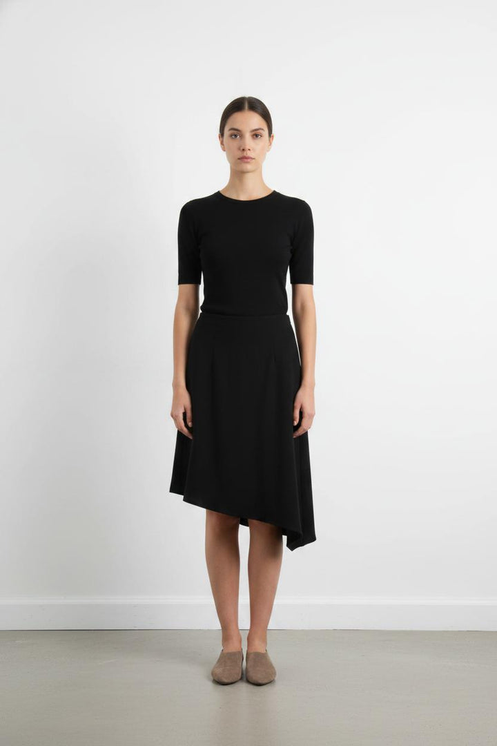 Jupe Asymétrique Noire - Taille M/38