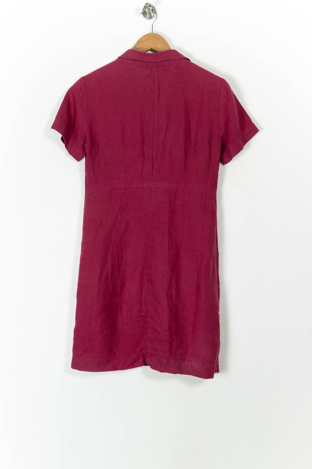 Robe Chemisier Bordeaux - Taille S/36 de la marque Caroll | PARAD44033 - Vendu par Paradigme - Image 4