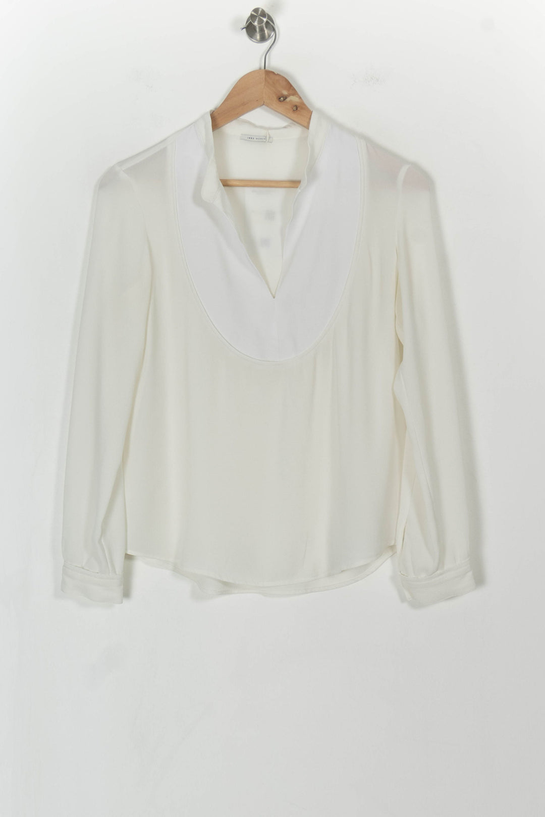 Blouse Blanche - Taille XS/34 de la marque IKKS | PARAD44036 - Vendu par Paradigme - Image 2
