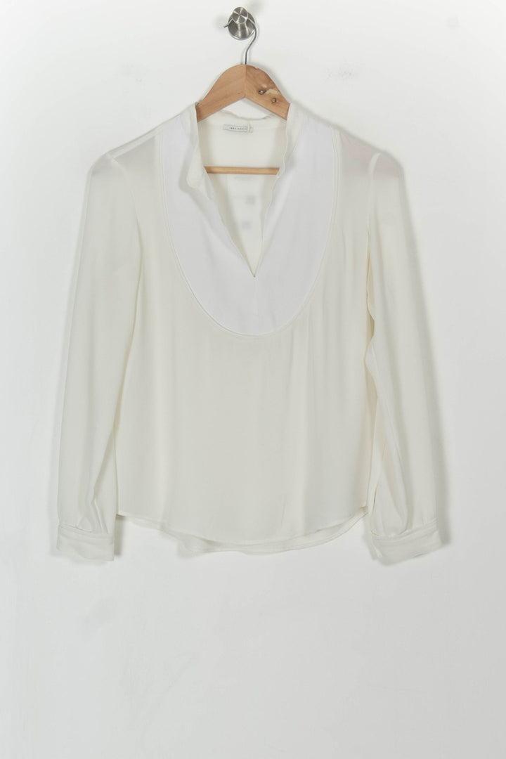 Blouse Blanche - Taille XS/34 de la marque IKKS | PARAD44036 - Vendu par Paradigme - Image 2