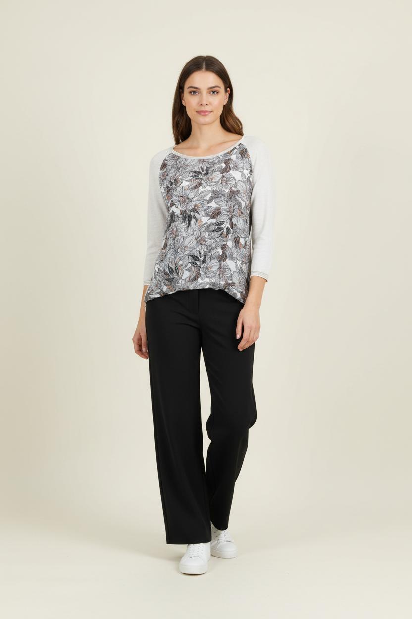 Sweat-shirt Blanc et Noir - Taille S/36 de la marque One Step | PARAD44040 - Vendu par Paradigme - Image 1