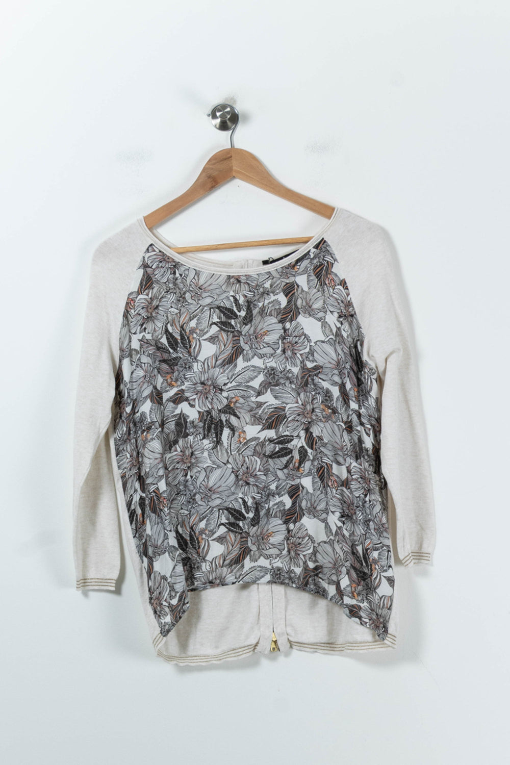 Sweat-shirt Blanc et Noir - Taille S/36 de la marque One Step | PARAD44040 - Vendu par Paradigme - Image 2