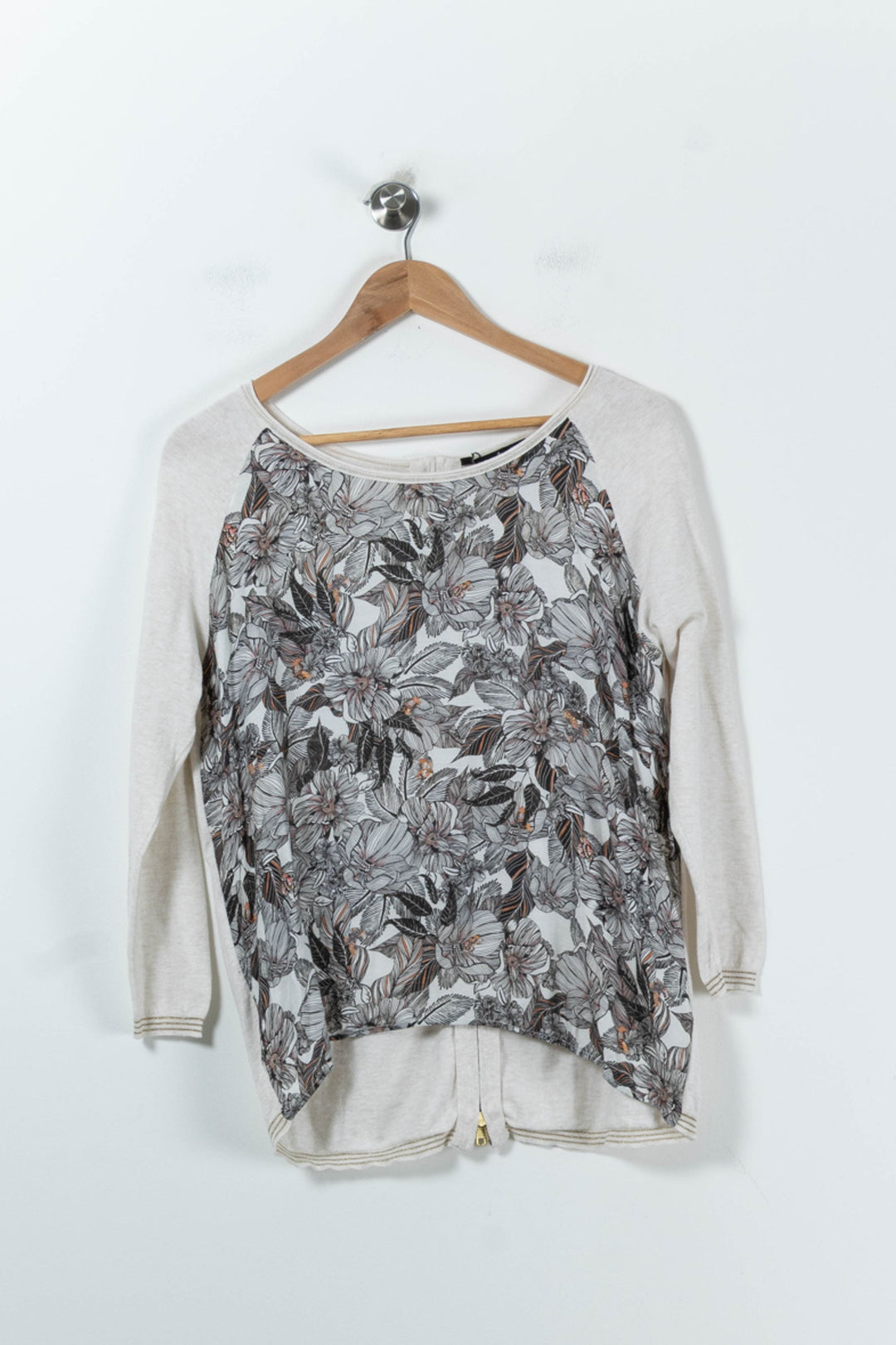 Sweat-shirt Blanc et Noir - Taille S/36 de la marque One Step | PARAD44040 - Vendu par Paradigme - Image 2