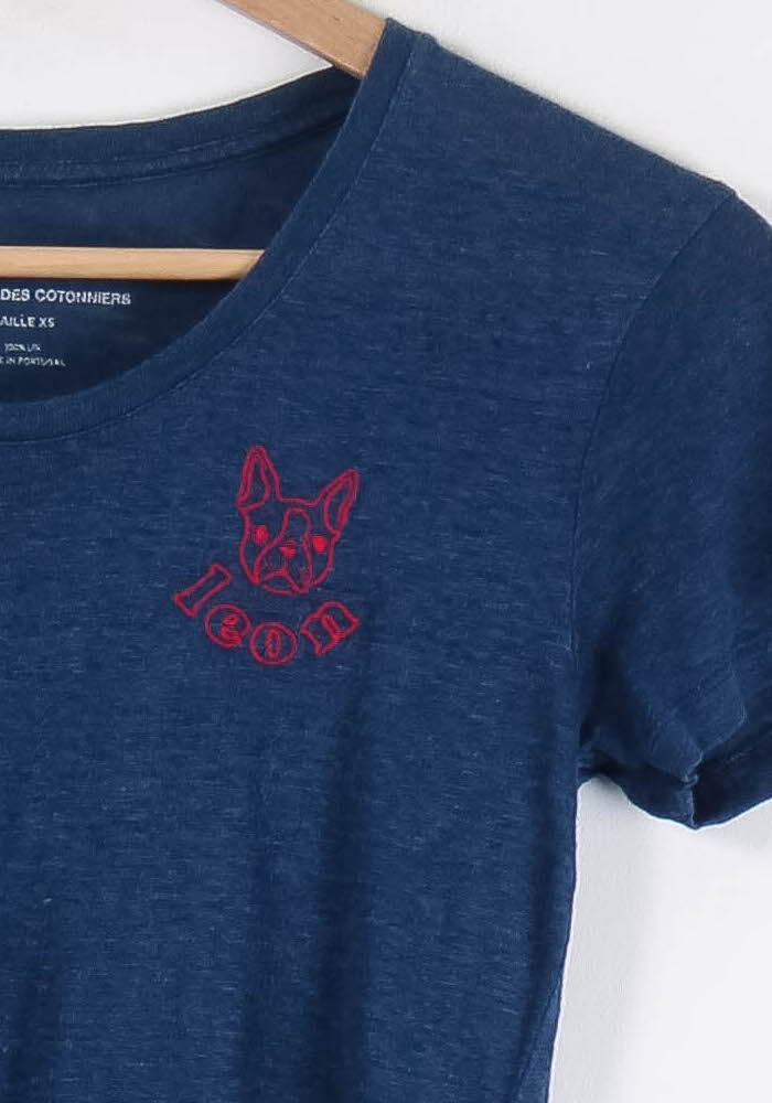 Tee-shirt Bleu - Taille XS/34 de la marque Comptoir des Cotonniers | PARAD44053 - Vendu par Paradigme - Image 3