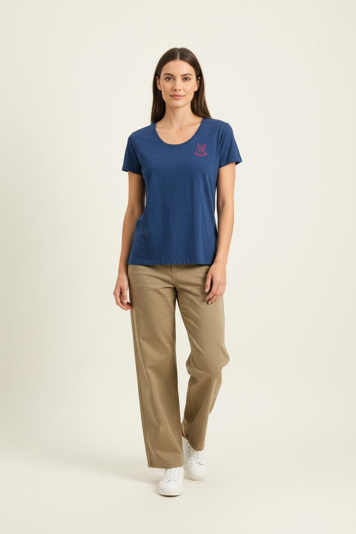 Tee-shirt Bleu - Taille XS/34 de la marque Comptoir des Cotonniers | PARAD44053 - Vendu par Paradigme - Image 1