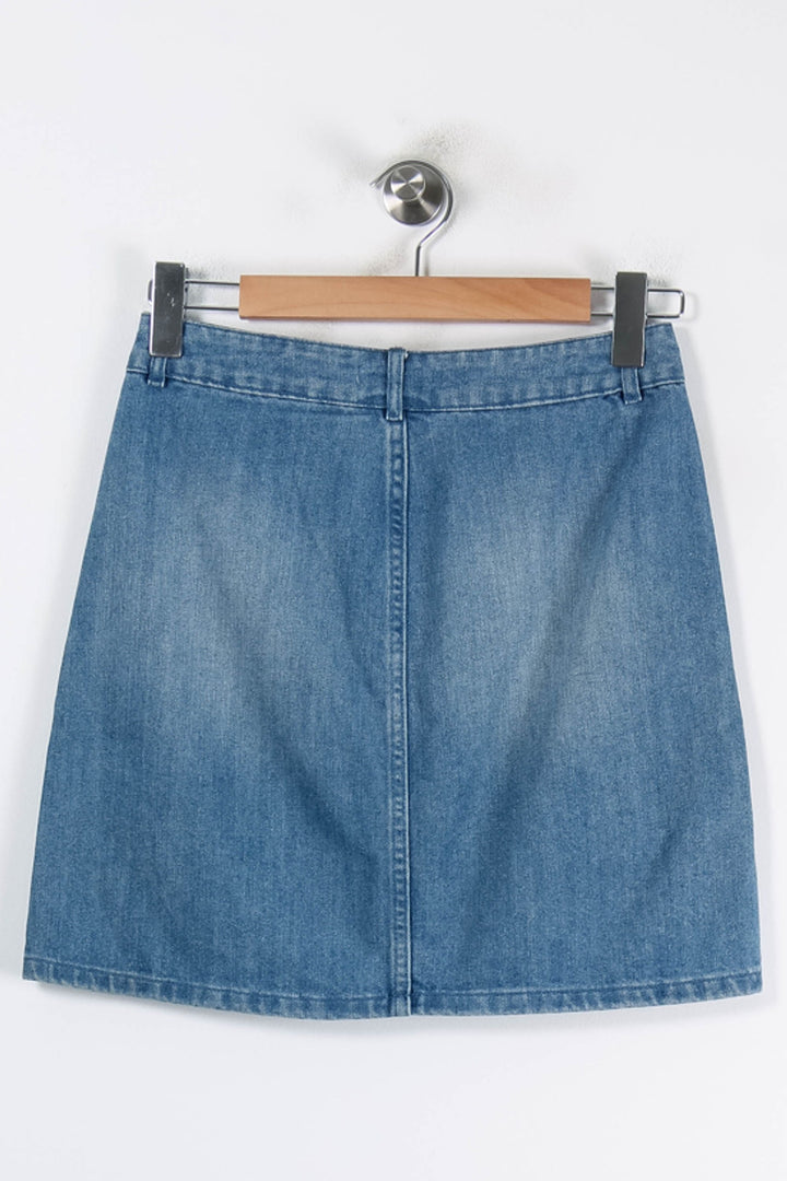 Jupe en Jean Bleue - Taille S/36 de la marque Galeries Lafayette | PARAD44054 - Vendu par Paradigme - Image 4
