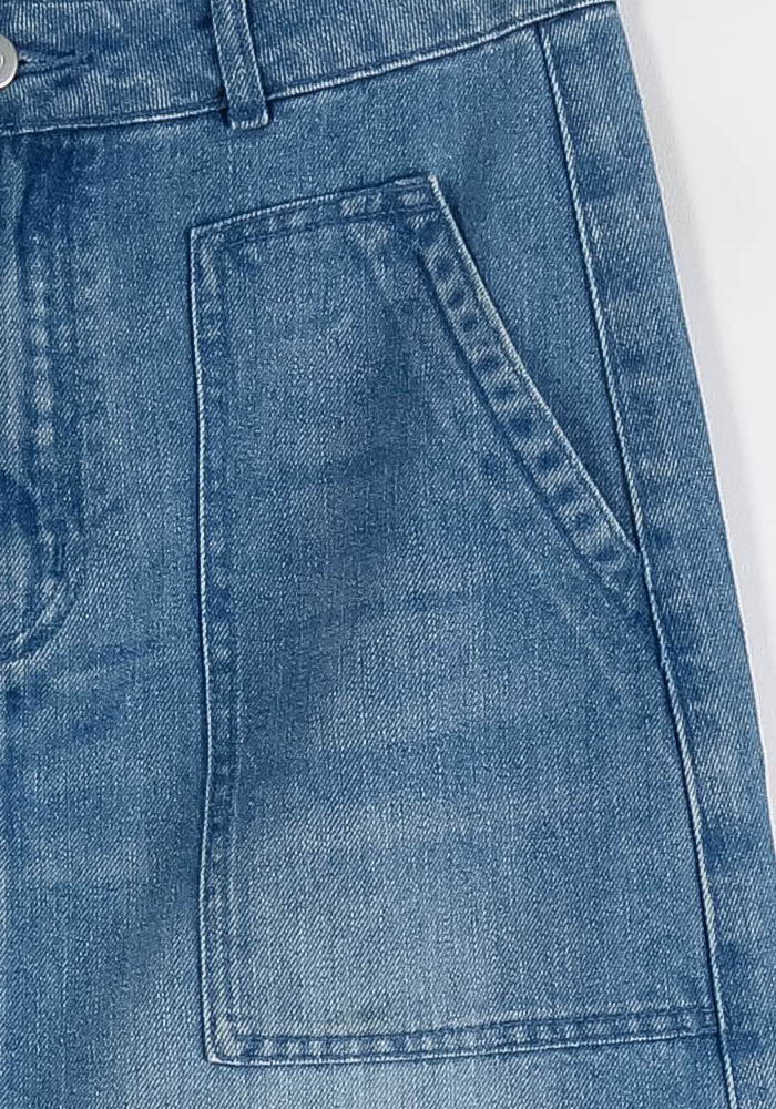 Jupe en Jean Bleue - Taille S/36 de la marque Galeries Lafayette | PARAD44054 - Vendu par Paradigme - Image 3