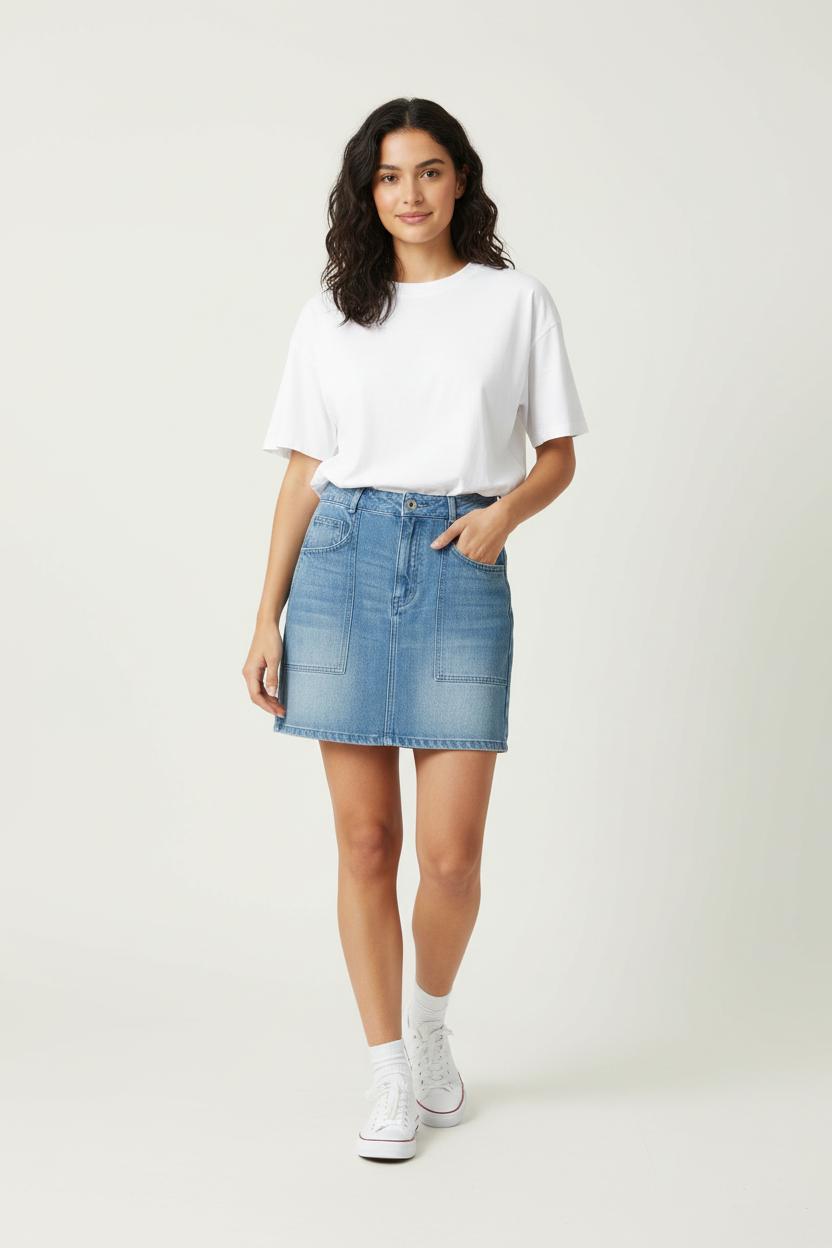Jupe en Jean Bleue - Taille S/36 de la marque Galeries Lafayette | PARAD44054 - Vendu par Paradigme - Image 1