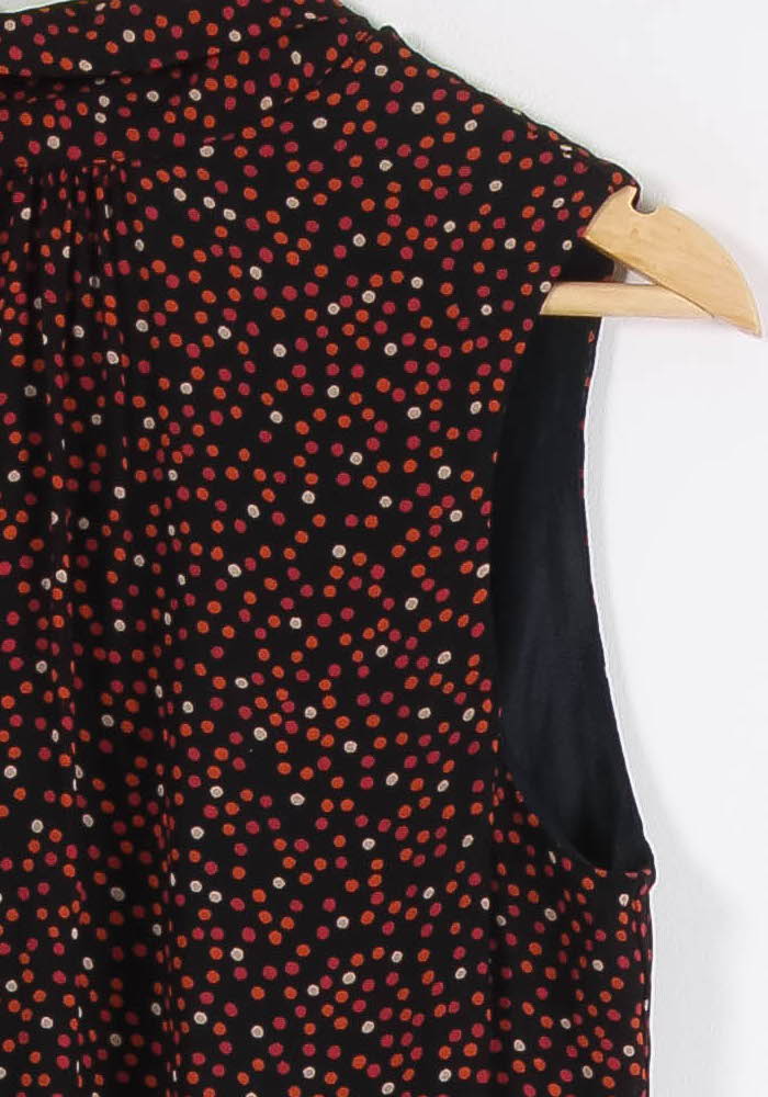 Blouse Sans Manches Noire et Rouge - Taille L/40 de la marque Maison 123 | PARAD44056 - Vendu par Paradigme - Image 3