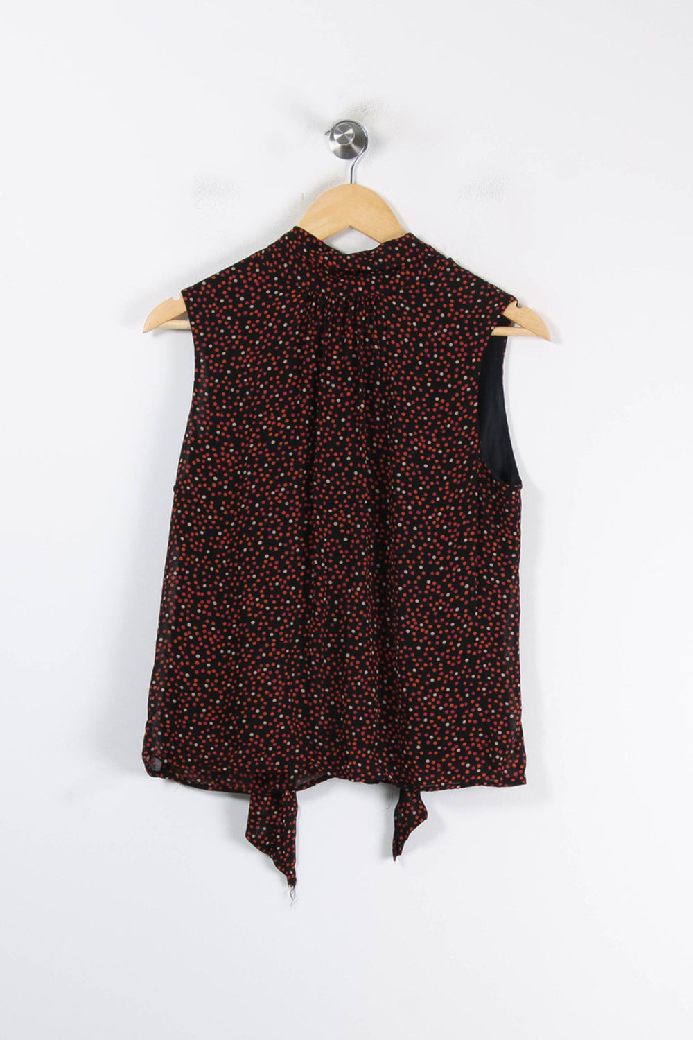 Blouse Sans Manches Noire et Rouge - Taille L/40 de la marque Maison 123 | PARAD44056 - Vendu par Paradigme - Image 2