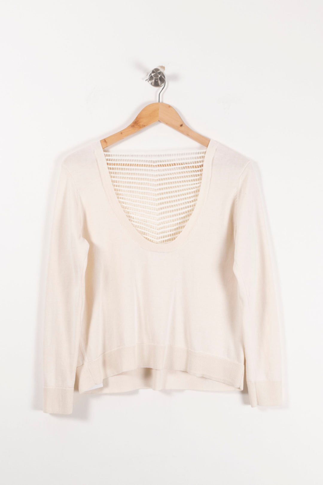 Pull Beige - Taille M/38 de la marque Claudie Pierlot | PARAD44062 - Vendu par Paradigme - Image 4