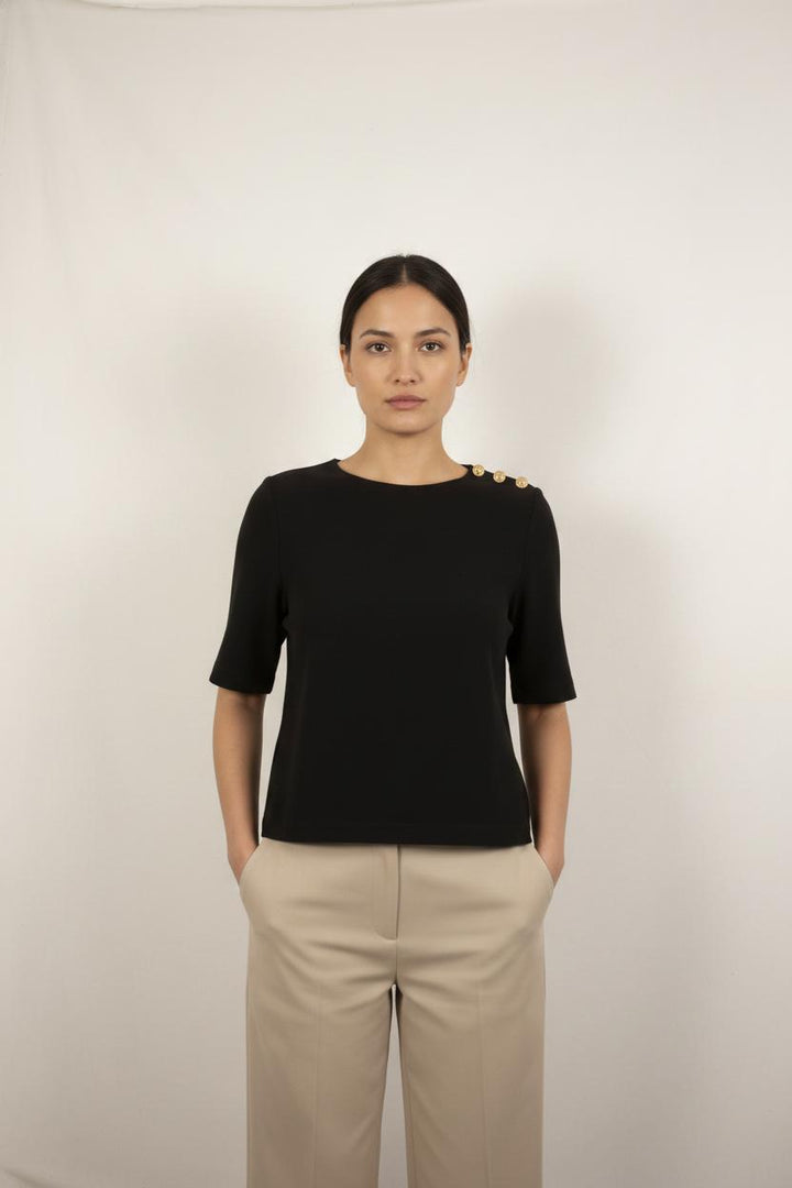 T-shirt Noir - Taille M/38