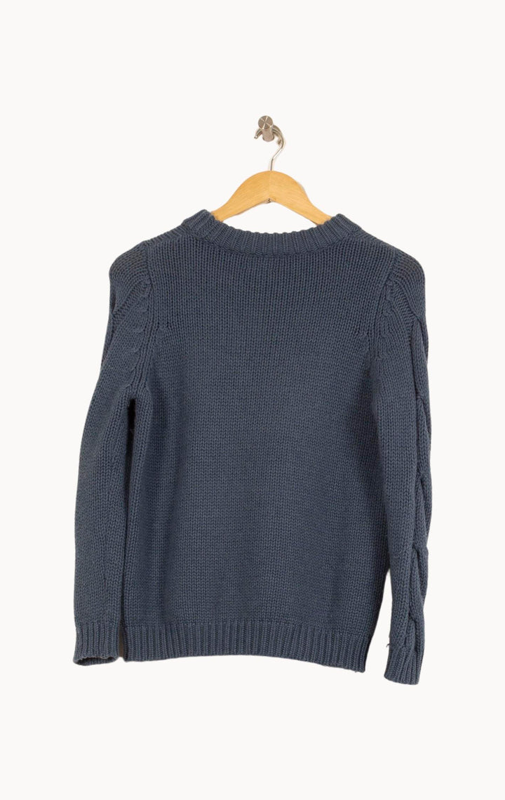 Pull Bleu - Taille XS/34 de la marque Soi Paris | PARAD44086 - Vendu par Paradigme - Image 4