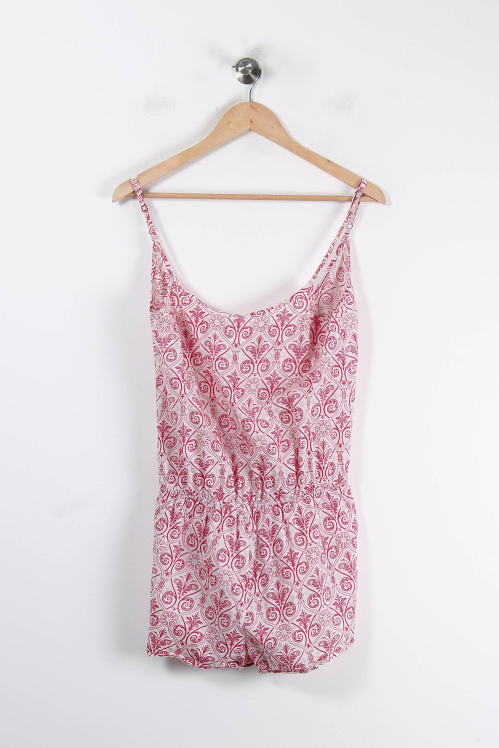 Combishort Blanc et Rose - Taille M/38 de la marque Galeries Lafayette | PARAD44093 - Vendu par Paradigme - Image 2