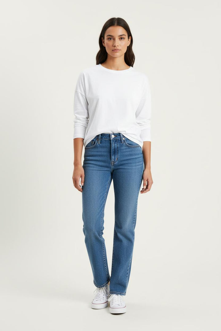 Jean Droit Bleu - Taille S/36 de la marque Levi's | PARAD44101 - Vendu par Paradigme - Image 1