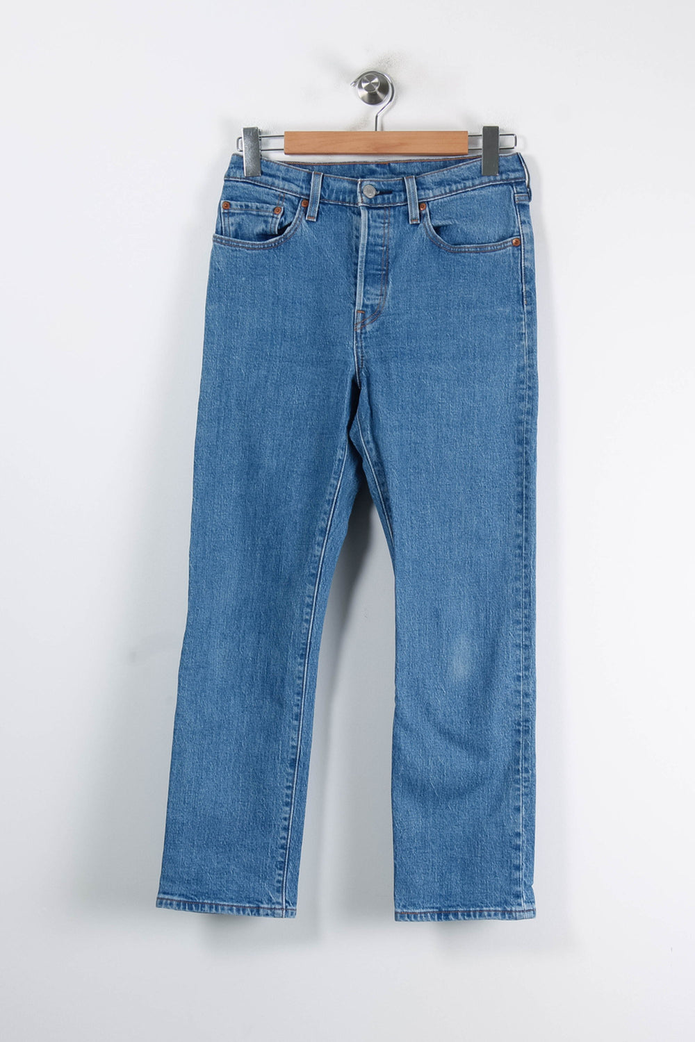 Jean Droit Bleu - Taille S/36 de la marque Levi's | PARAD44101 - Vendu par Paradigme - Image 2
