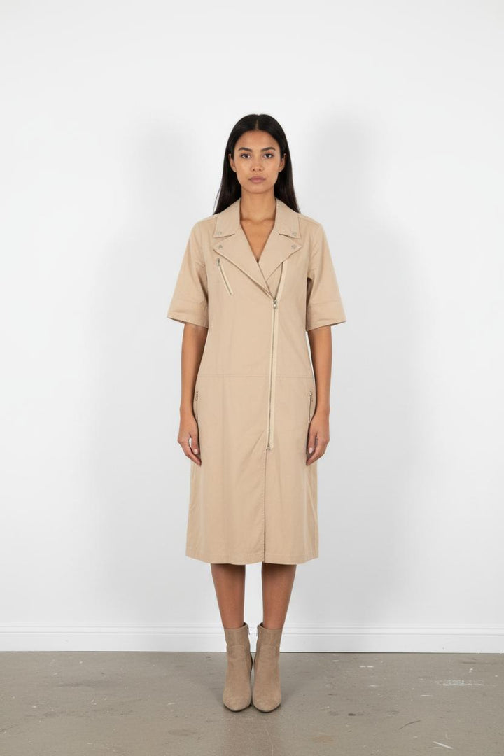 Robe midi beige - Taille S/36