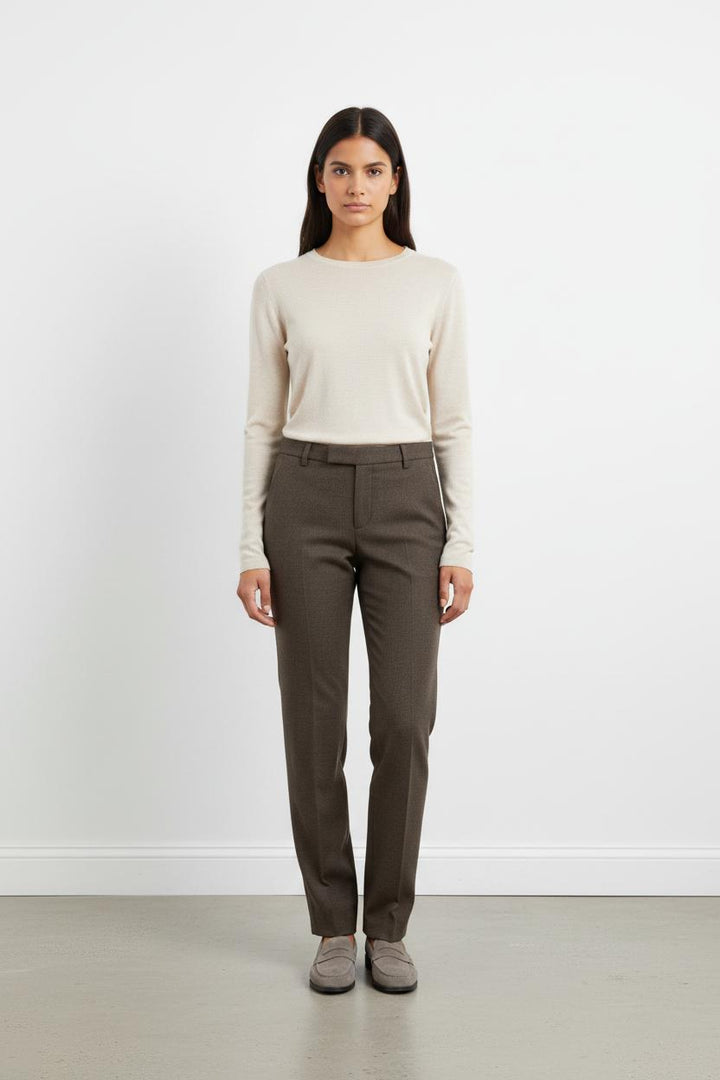 Pantalon en flanelle gris - Taille XS/34