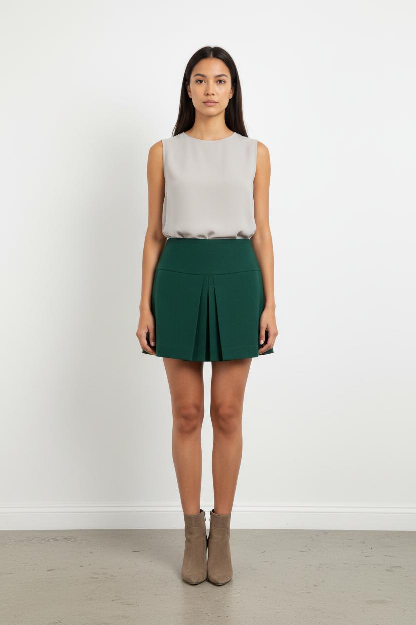 Jupe courte verte - Taille XL/42