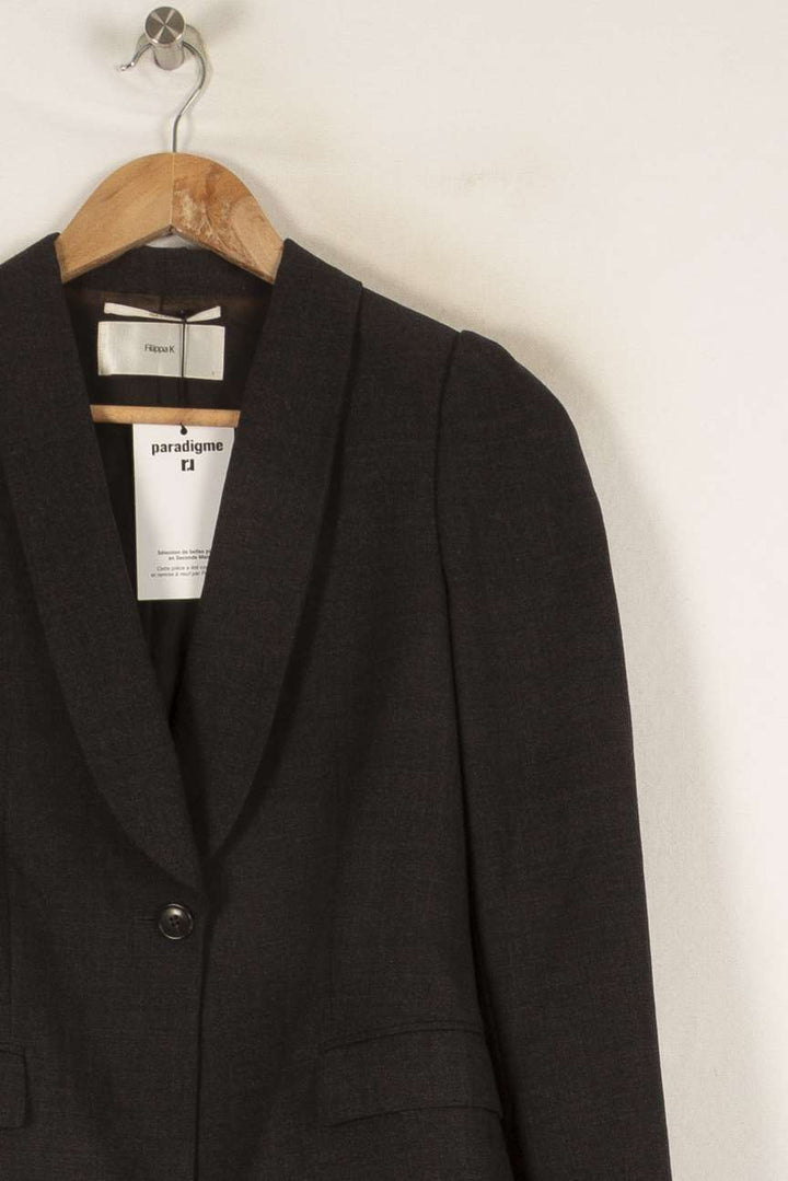 Veste grise - Taille S/36 de la marque Filippa K | PARAD44138 - Vendu par Paradigme - Image 2