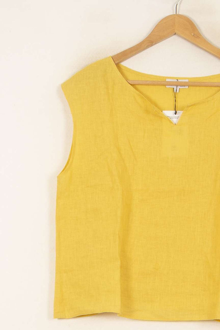 Débardeur Jaune - Taille L/40 de la marque Agnès b. | PARAD44177 - Vendu par Paradigme - Image 3