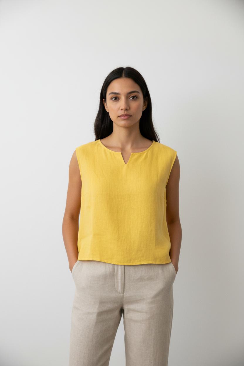 Débardeur Jaune - Taille L/40