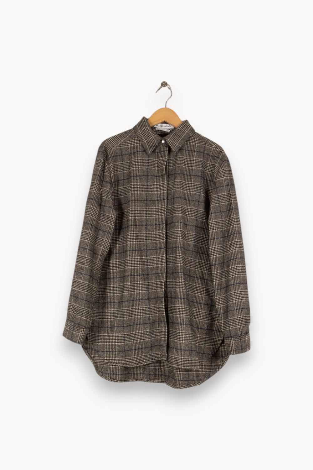 Chemise grise à carreaux - Taille L/40 de la marque Valentine Gauthier | PARAD44221 - Vendu par Paradigme - Image 1