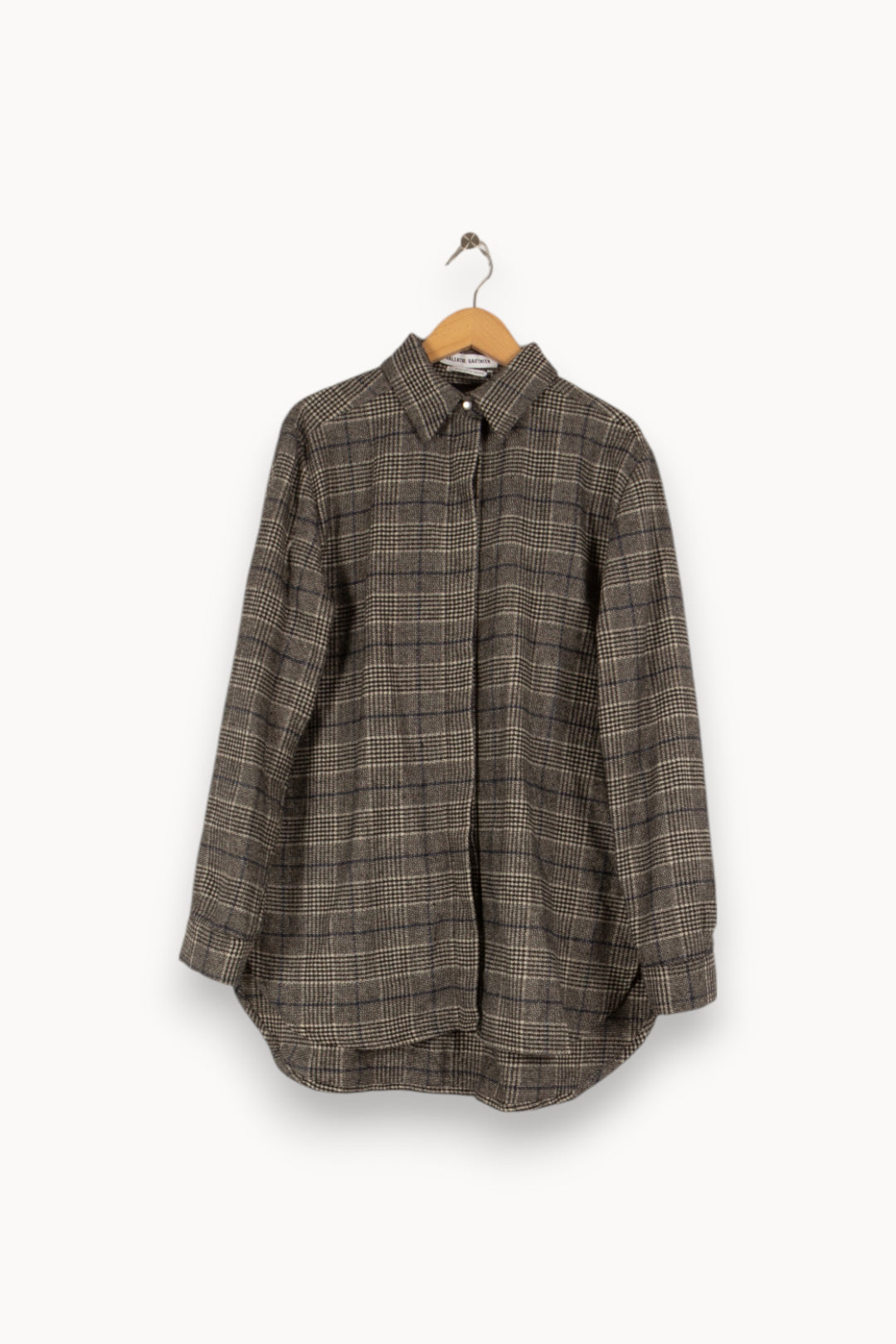 Chemise grise à carreaux - Taille L/40 de la marque Valentine Gauthier | PARAD44221 - Vendu par Paradigme - Image 1