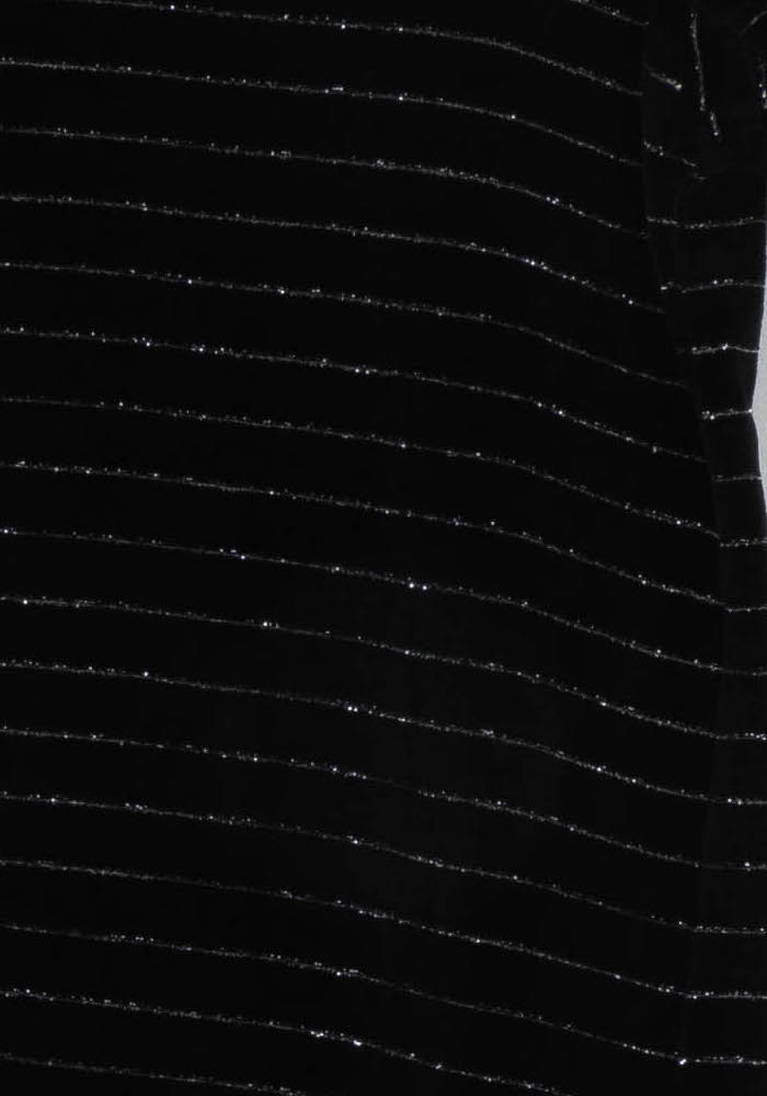 Robe en velours noir rayée - Taille S/36 de la marque Des petits hauts | PARAD44228 - Vendu par Paradigme - Image 3