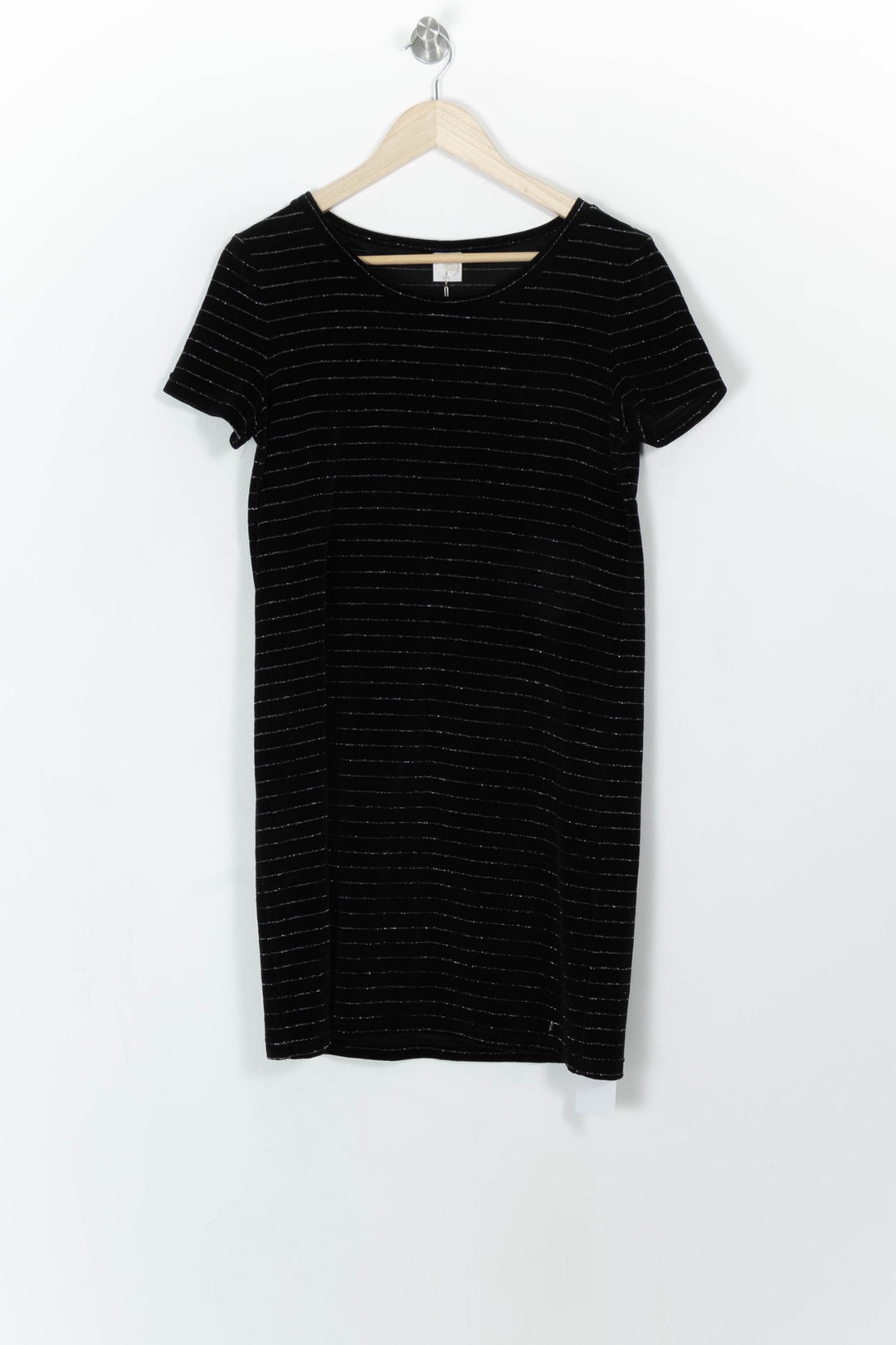 Robe en velours noir rayée - Taille S/36 de la marque Des petits hauts | PARAD44228 - Vendu par Paradigme - Image 2