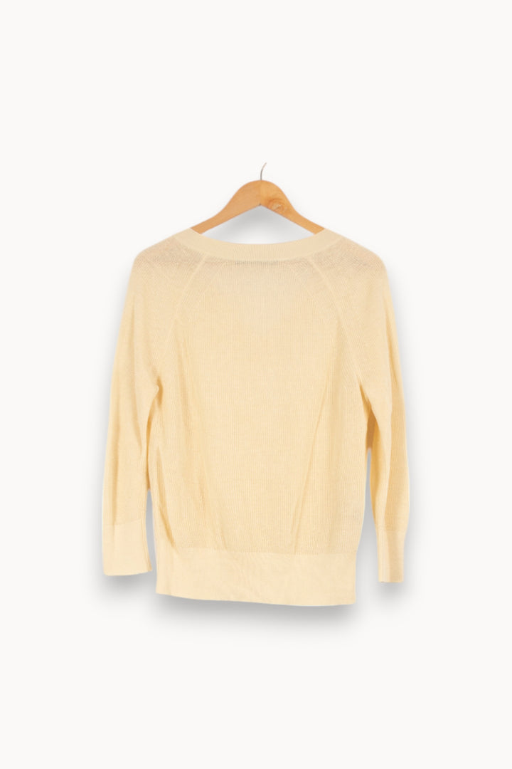 Pull en maille beige - Taille M/38 de la marque Comptoir des Cotonniers | PARAD44258 - Vendu par Paradigme - Image 3