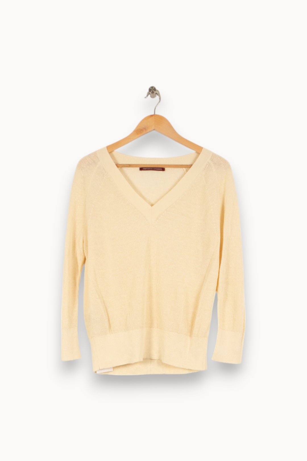 Pull en maille beige - Taille M/38 de la marque Comptoir des Cotonniers | PARAD44258 - Vendu par Paradigme - Image 1