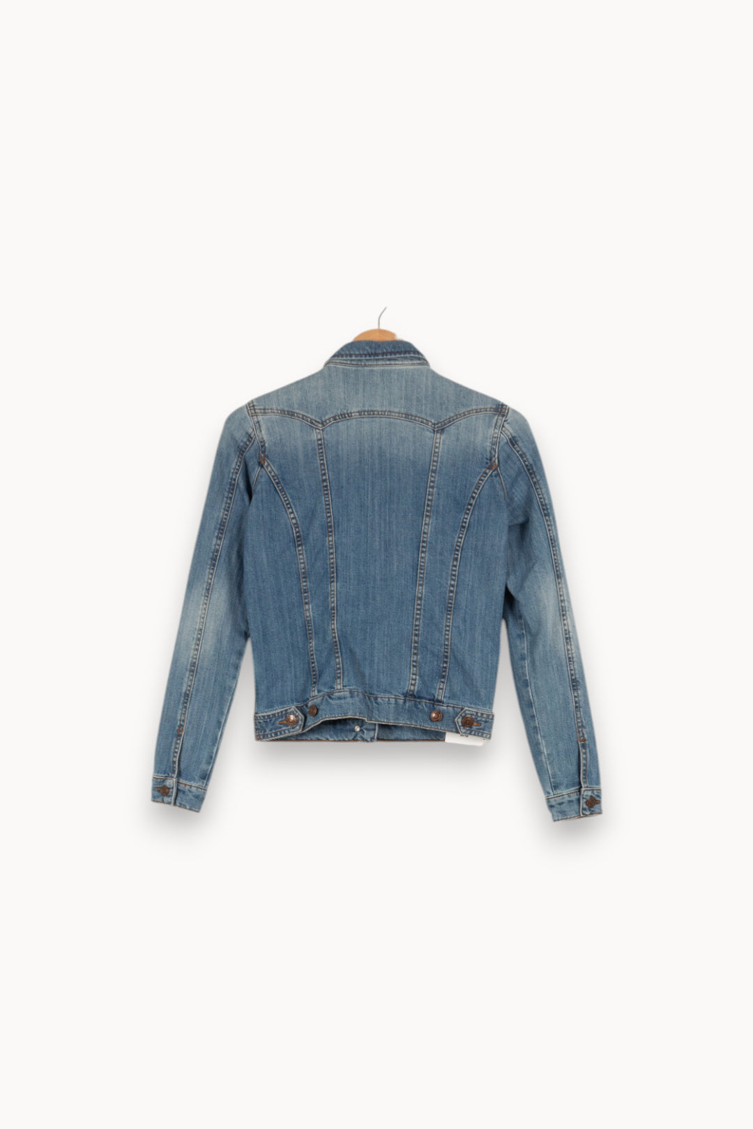 Veste en jean bleue - Taille S/36 de la marque Comptoir des Cotonniers | PARAD44267 - Vendu par Paradigme - Image 3