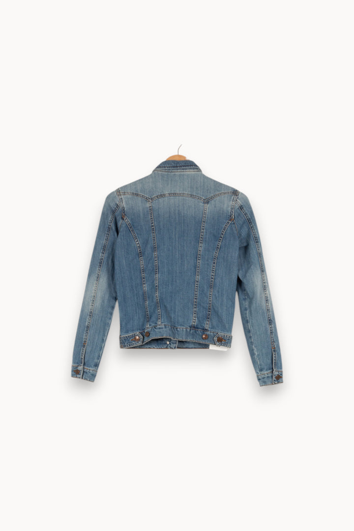 Veste en jean bleue - Taille S/36 de la marque Comptoir des Cotonniers | PARAD44267 - Vendu par Paradigme - Image 3