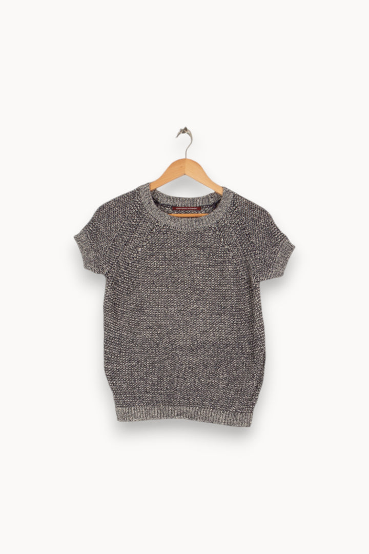 Top en maille gris/bleu - Taille S/36 de la marque Comptoir des Cotonniers | PARAD44274 - Vendu par Paradigme - Image 1
