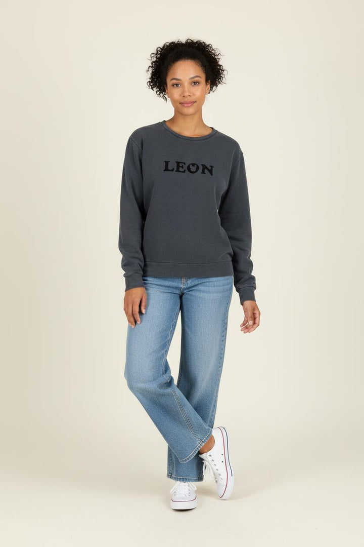 Sweat bleu "Leon" - Taille S/36 de la marque Comptoir des Cotonniers | PARAD44275 - Vendu par Paradigme - Image 1