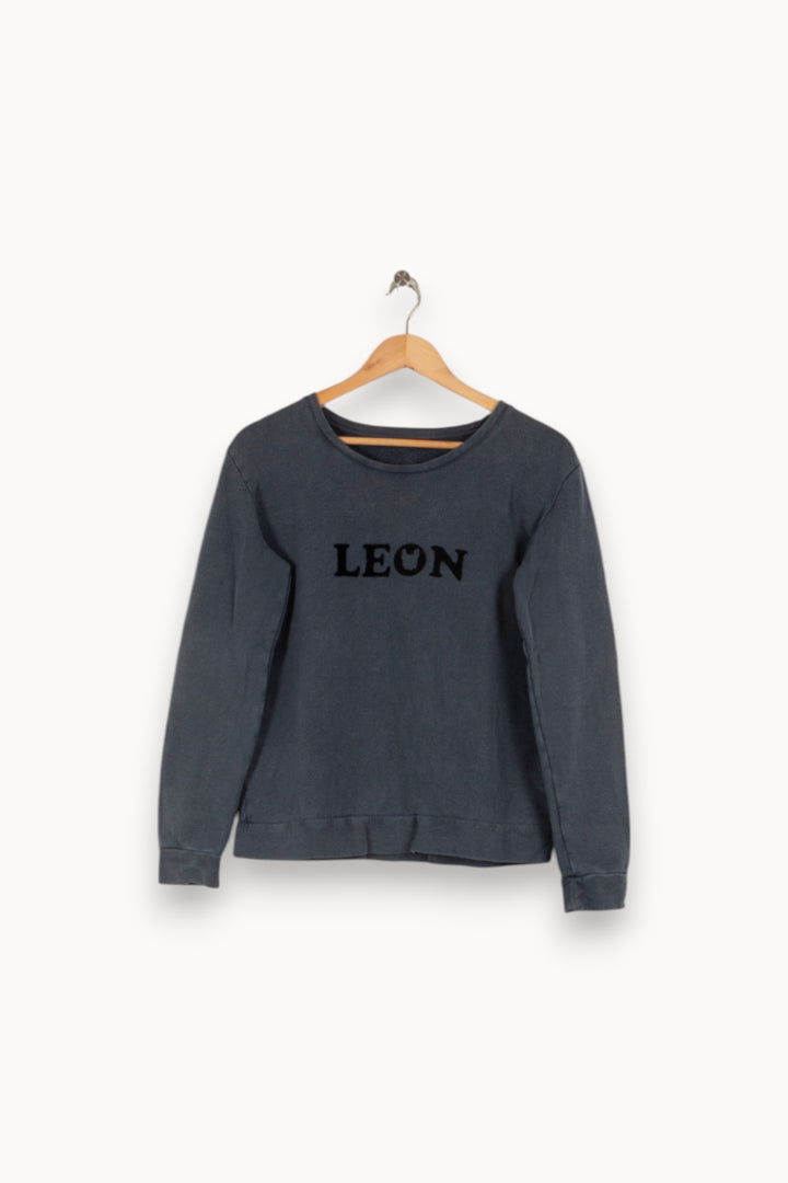 Sweat bleu "Leon" - Taille S/36 de la marque Comptoir des Cotonniers | PARAD44275 - Vendu par Paradigme - Image 2
