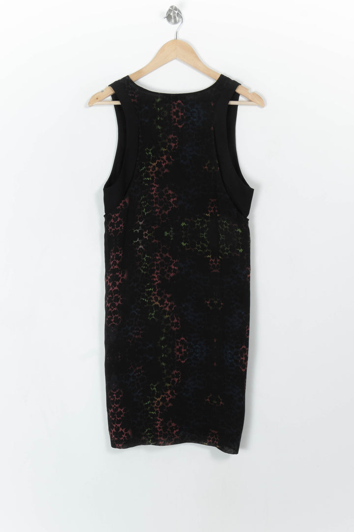 Robe noire à motifs - Taille L/40 de la marque Sandro | PARAD44281 - Vendu par Paradigme - Image 4