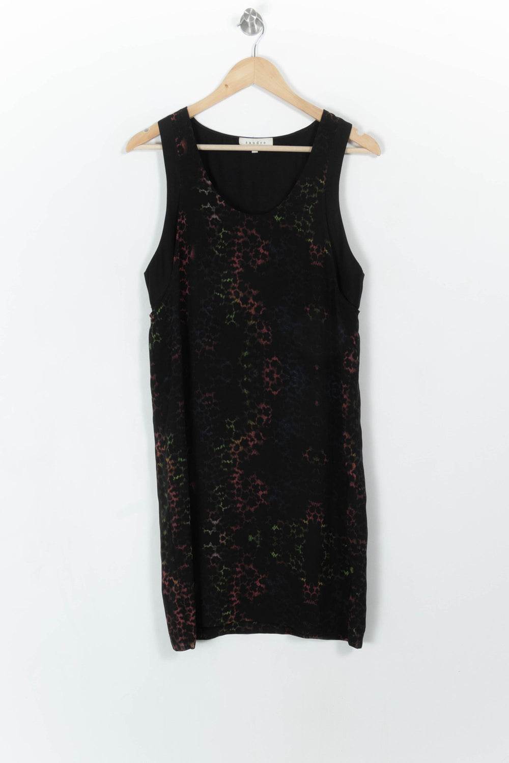 Robe noire à motifs - Taille L/40 de la marque Sandro | PARAD44281 - Vendu par Paradigme - Image 2
