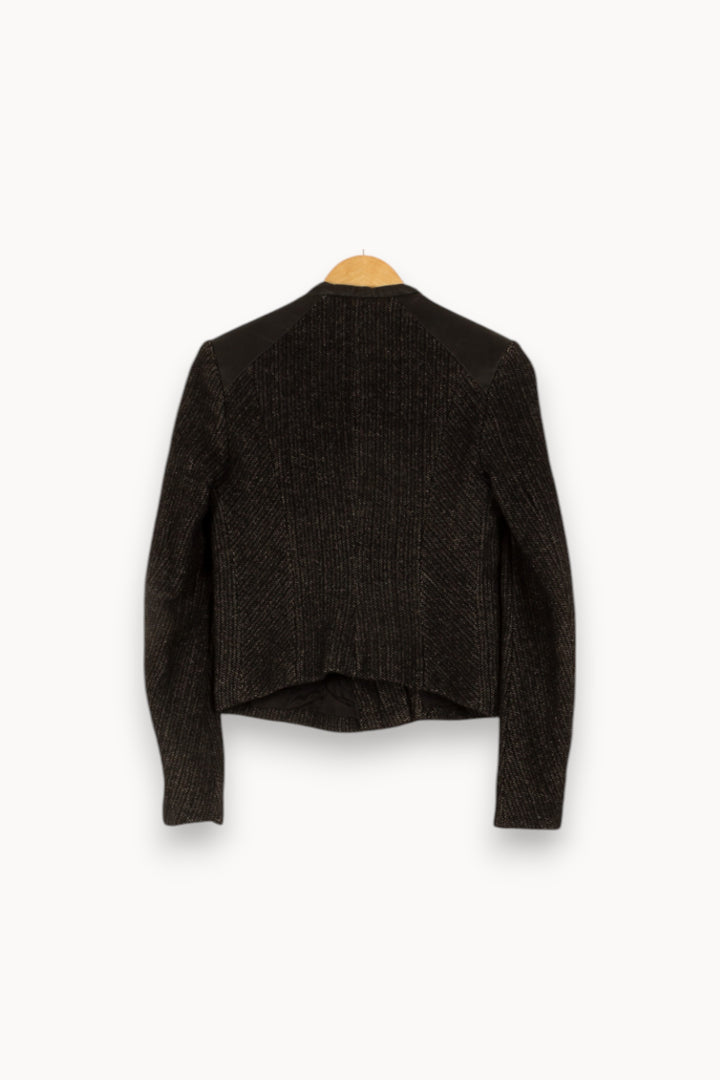 Veste noire - Taille S/36 de la marque Maje | PARAD44304 - Vendu par Paradigme - Image 3