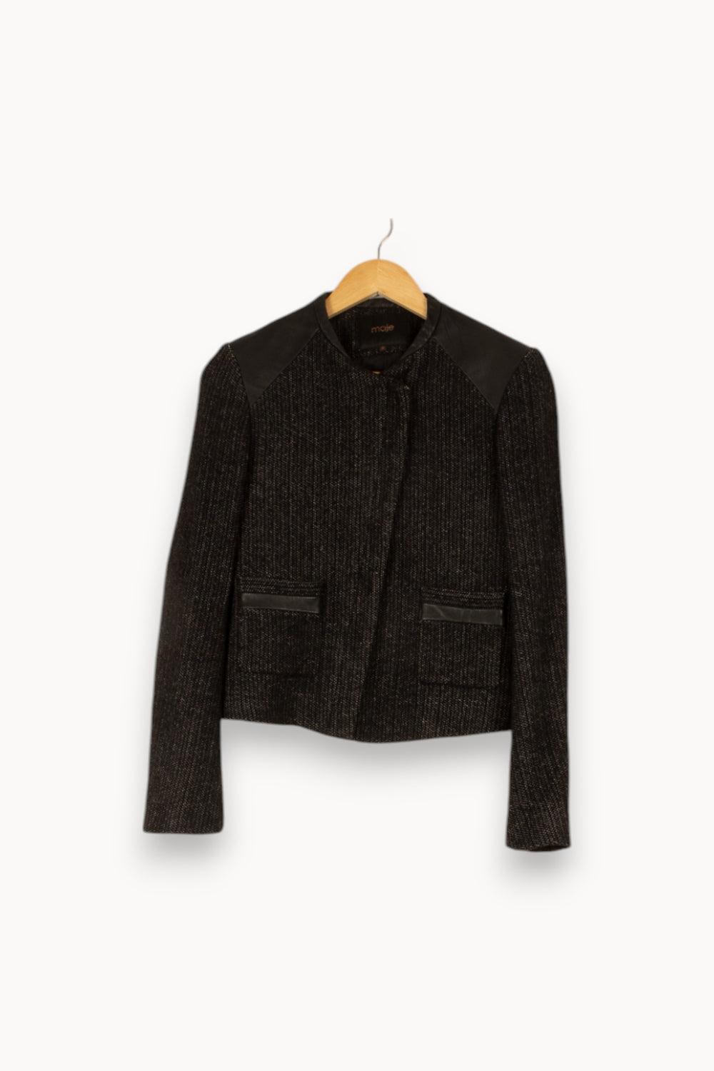 Veste noire - Taille S/36 de la marque Maje | PARAD44304 - Vendu par Paradigme - Image 1