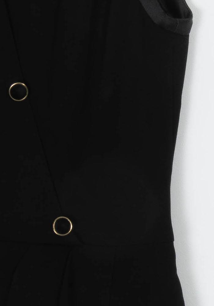 Robe noire - Taille M/38 de la marque Tara Jarmon | PARAD44307 - Vendu par Paradigme - Image 3